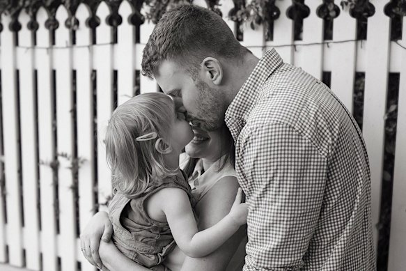 Tim Picton with his family.