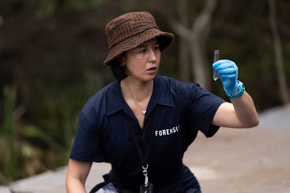 Nina Oyama is back as Abby Matsuda, now working in forensics.