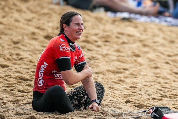 Happy and healthy: WSL tour ‘mother hen’ Tyler Wright.