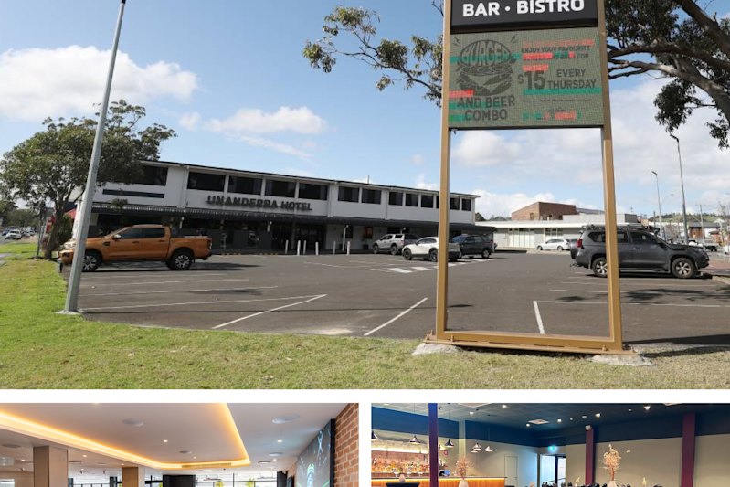 The Unanderra  Hotel was bought by Oscars Hotels for $14.5m