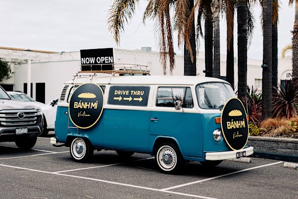 Banh Mi Vietnam, Maidstone, has set up in the car park of a wedding reception venue.
