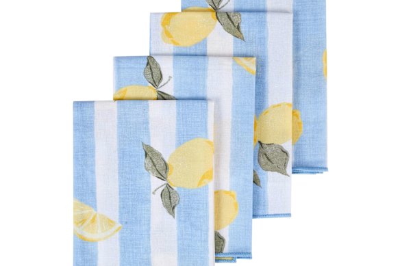 Kmart 4 Pack Lemon Napkins $5