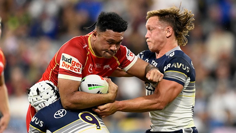 Dolphins beat Cowboys in Qld derby to score fifth straight NRL win