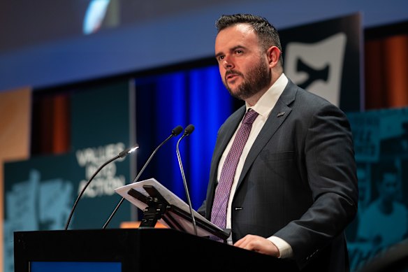 ACTU assistant secretary Joseph Mitchell.