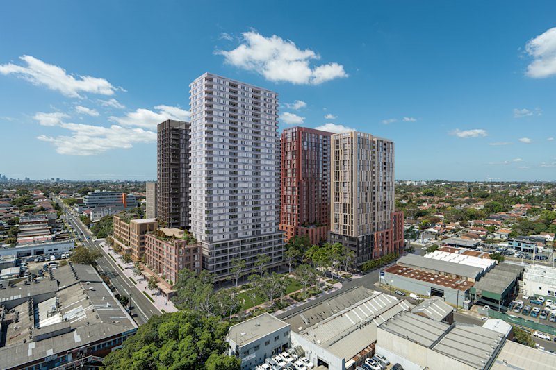 A render of Deicorp’s proposal for the Kings Bay Village in Sydney’s Five Dock.