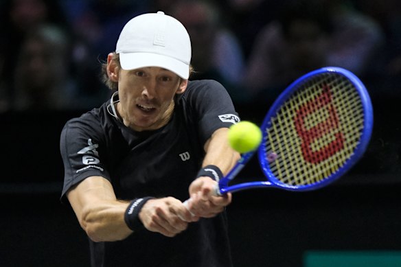 De Minaur has had to fight hard to survive his past two opponents in Rotterdam.