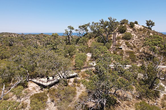 The Maidens Reserve trail design drew inspiration from all-abilities climbs across the globe.