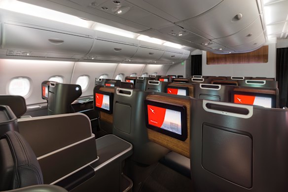 Qantas business class. Most decent business class seats these days are the equivalent of the previous era’s first class.