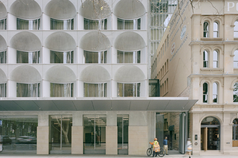 Giving back to the street: The Porter House Hotel, in Sydney’s Castlereagh Street designed by Candalepas Associates.