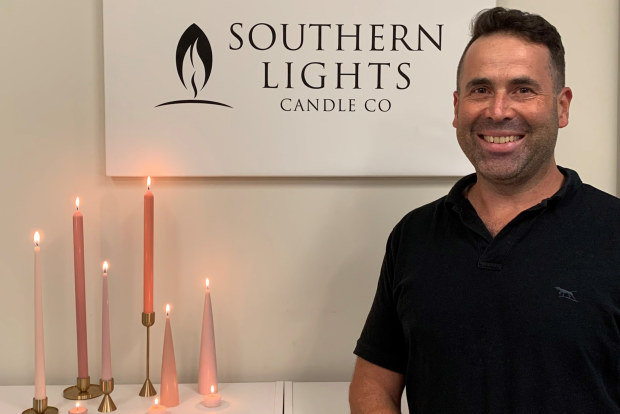 Sean McCormick had to reinvent and relaunch his business, Southern Lights Candle Co during the pandemic.