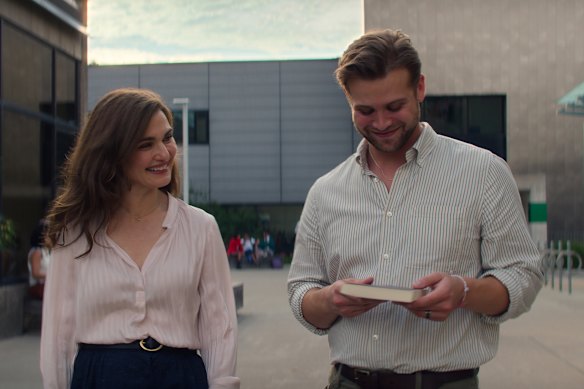 Rachel Weisz and Leo Woodall in Vladimir.