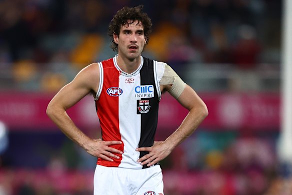 Luckless St Kilda spearhead Max King.