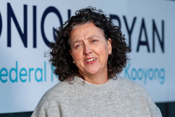 Teal MP Monique Ryan. 