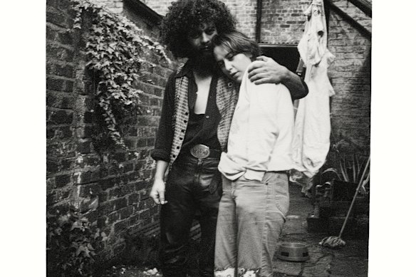 Joanne Healy and her boyfriend, Capel Street, West Melbourne, c. 1977-78
