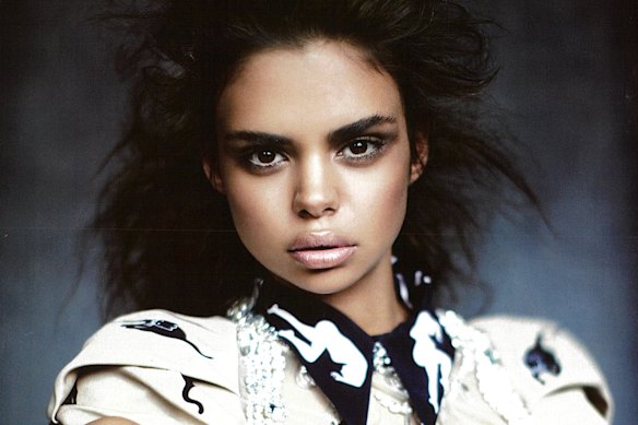 Samantha Harris, as she appeared in a Vogue Australia editorial in 2010. 