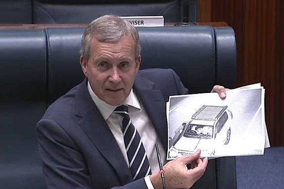 Police Minister Reece Whitby.