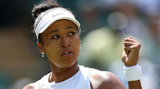 Naomi Osaka is into the fourth round at Wimbledon for the first time.
