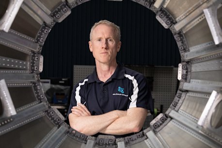 Adam Gilmour, co-founder & CEO at Gilmour Space Technologies south of Brisbane.