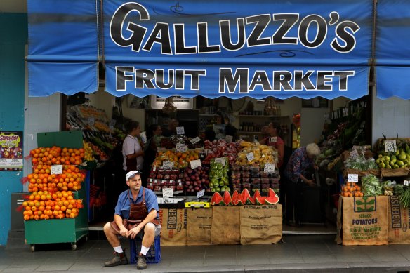 Joseph Galluzzo aged 46, proprietor  of Galluzzo’s Fruit Market connected  Glebe Point Road, Glebe. 