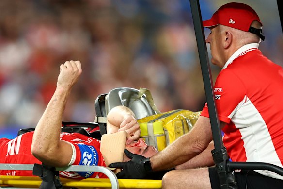 Dragons five-eighth Kyle Flanagan is likely to miss the next two matches after suffering a heavy concussion on Sunday against the Titans.