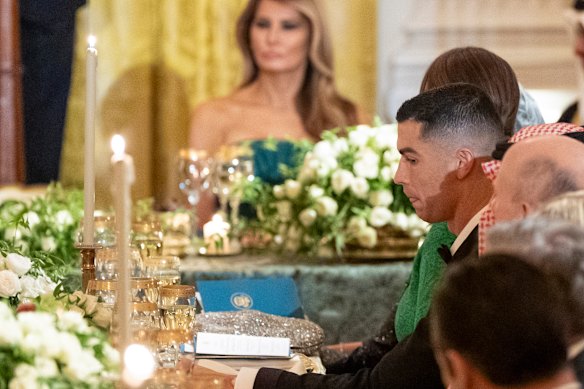 Soccer superstar Cristiano Ronaldo got a shout-out from President Donald Trump during a dinner in honour of Saudi Arabia’s Crown Prince Mohammed bin Salman.
