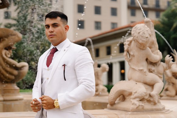 Andrés DePew, a 27-year-old entrepreneur, spends a lot of time at Mar-a-Lago. 