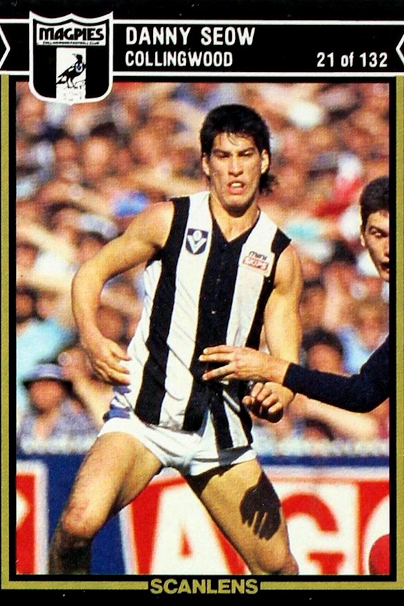Dannie Seow’s footy card.