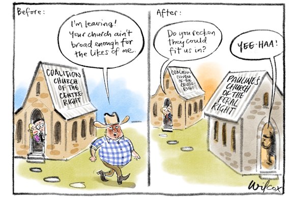 Churchgoers.