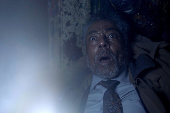 Giancarlo Esposito in the Gray Matter segment of Creepshow.