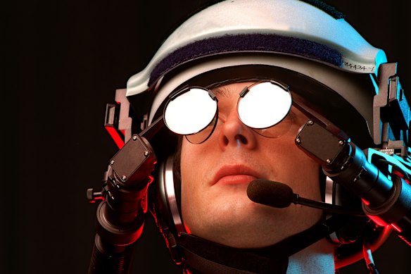 Aerospace engineer Bradley Macpherson in an image that was part of a series that was highly commended at the 1999 Walkley Awards.