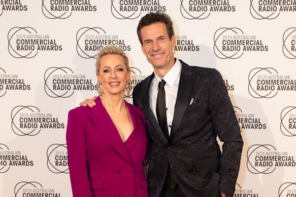 Sydney radio royalty, Gold FM’s Amanda Keller and Brendan Jones, aka Jonesy & Amanda.