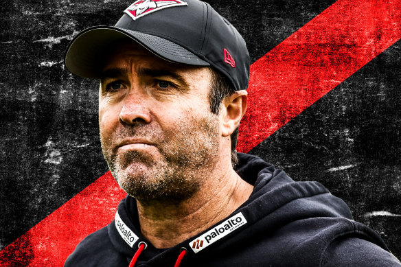 Essendon coach Brad Scott is chasing win number four for the year.