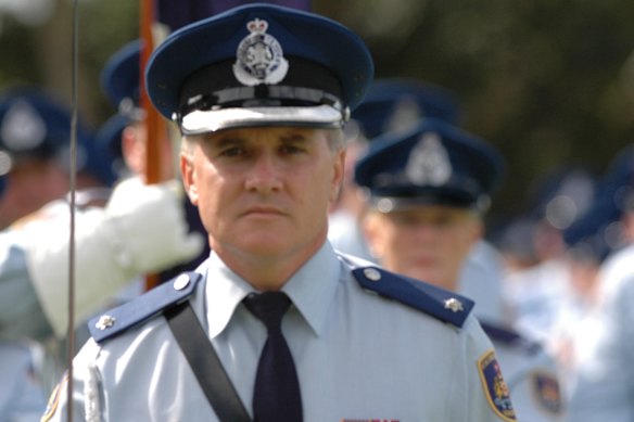 Gary Waddell, pictured in 2009, was a member of the NSW Corrective Services Honour Guard.