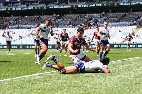 The Warriors open the scoring through Ali Leiataua.
