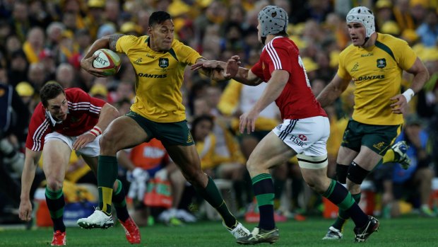 Israel Folau proved a revelation for the Wallabies when making his debut against the Lions a decade ago.