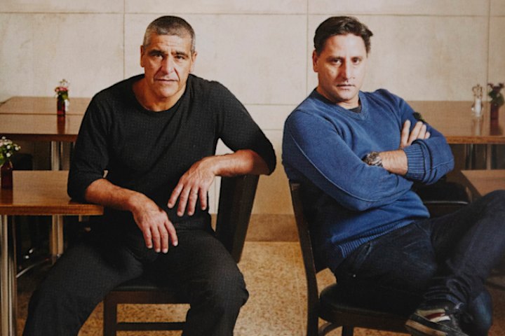 Brunetti’s Fabio (left) and Yuri Angele split their business into two.