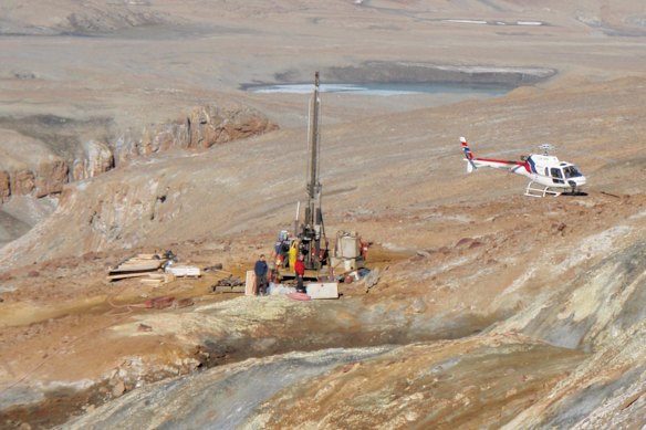 The site of Skylark’s (formerly known as Ironbark Zinc) proposed Citronen zinc-lead mine in northern Greenland.