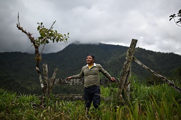 Sandro Armas, a farmer and the president of local environmental group BUPROE, says heavy metals believed to come from illegal mining operations have been detected in the Lita River