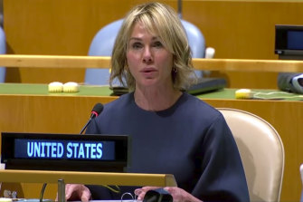 Kelly Craft, the US ambassador to the United Nations, said she was 