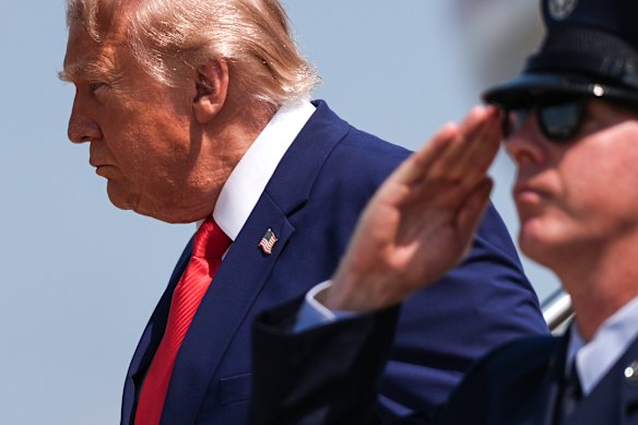 Trump later described the conflict with Iran as a “skirmish”. 