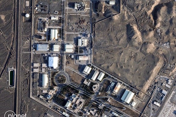 Iran’s Natanz nuclear site, where it produced a vast majority of its nuclear fuel, has been targeted repeatedly by the US and Israel.