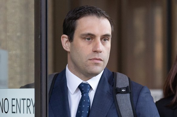 Sam Woodcock appeared as a witness on Thursday. 