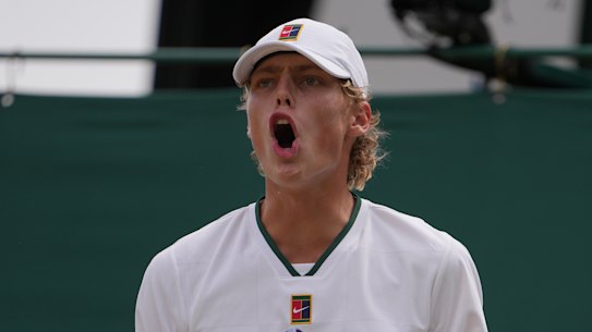 Cruz Hewitt is into the Wimbledon boys’ singles final.