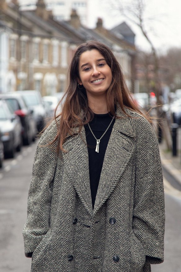 Former Kambala student Chanel Contos, pictured in London in 2021, sparked a debate about consent education with her petition revealing the extent of sexual assault among school students. 