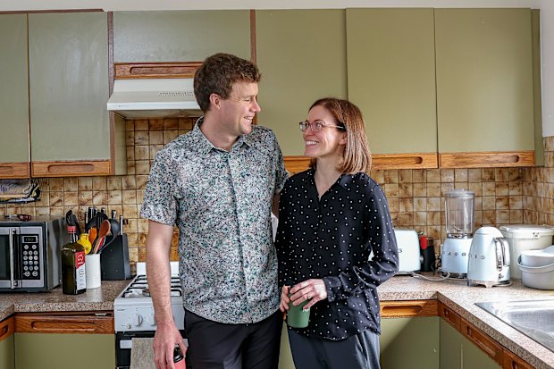 Will Mosley and his wife, Katie, in Camberwell. 