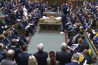 The House of Commons was packed to hear the Prime Minister respond to allegations of breaking lockdown rules. 