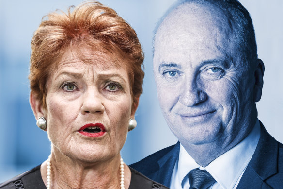 Pauline Hanson says she and Barnaby Joyce are on the same page.