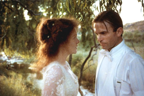 Judy Davis and Sam Neill as Sybylla Melvyn and Harry Beecham in the Australian classic My Brilliant Career.