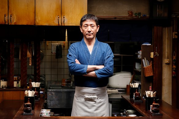 The phlegmatic proprietor of the fictitious Midnight Diner, known only as Master.