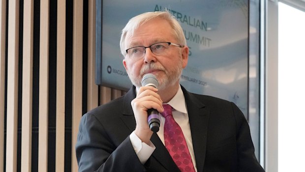 Ambassador to the US and former prime minister Kevin Rudd.